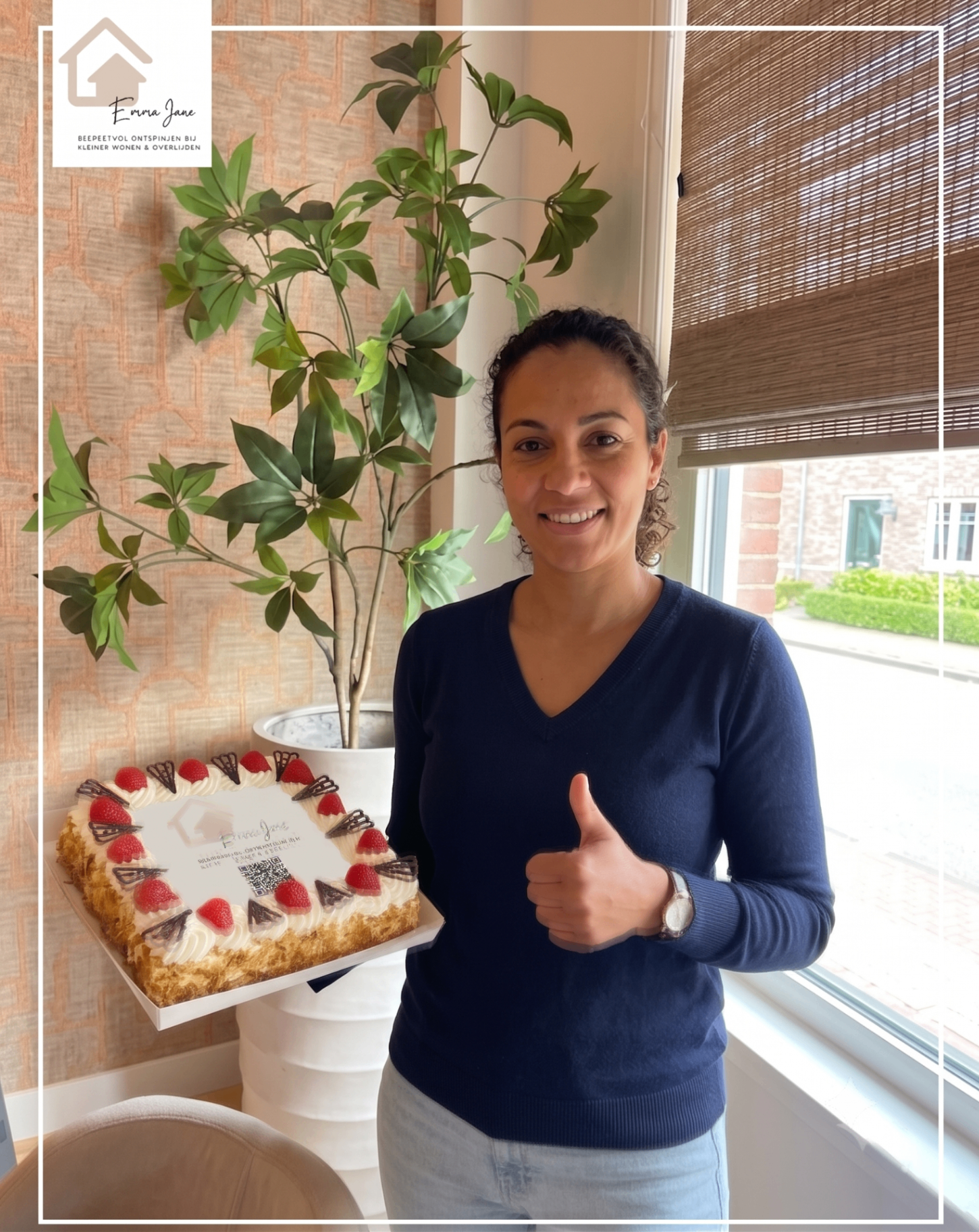 Ambachtelijke taart van een lokale bakker